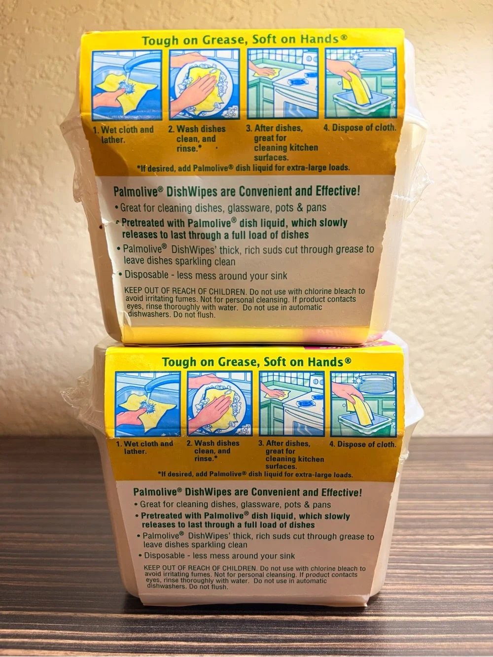 Palmolive DishWipes Lemon Grove Disposable Cloths Discontinued